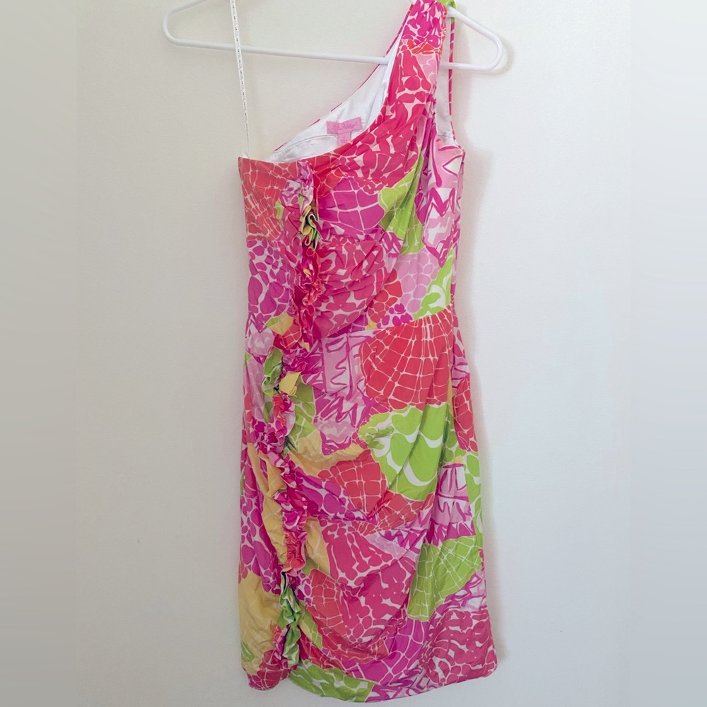 Lilly Pulitzer Julianne Dress One Shoulder Size 2